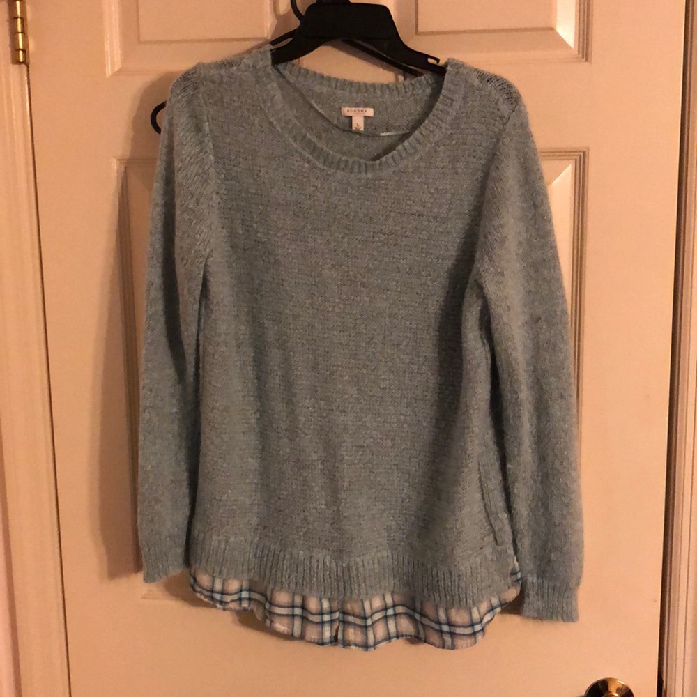 Teal sweater